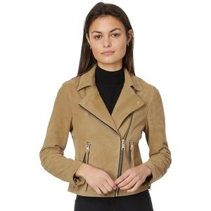 All Saints Tan Suede Jacket